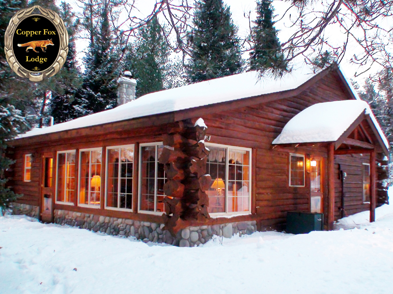Copper Fox Lodge - Luxury AuSable Riverfront Log Cabin